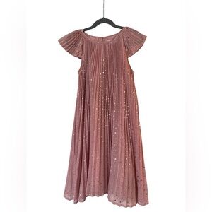 H&M Pink Dress with Gold Stars